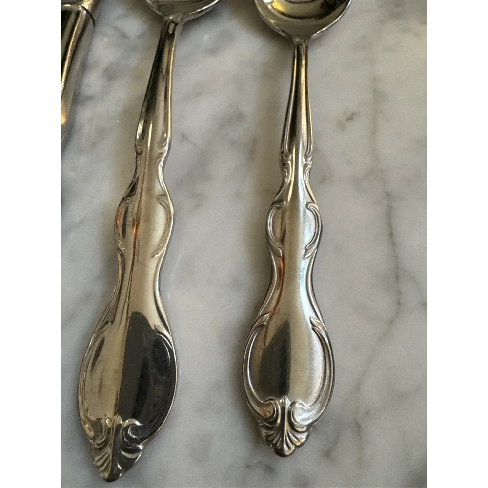 Cotillion Stainless Int'l Silver 1847 Rogers Bros Stainless Flatware 4 Pc Place